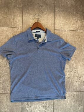 Fairlane Men’s Light Blue Polo Shirt Size Medium EUC